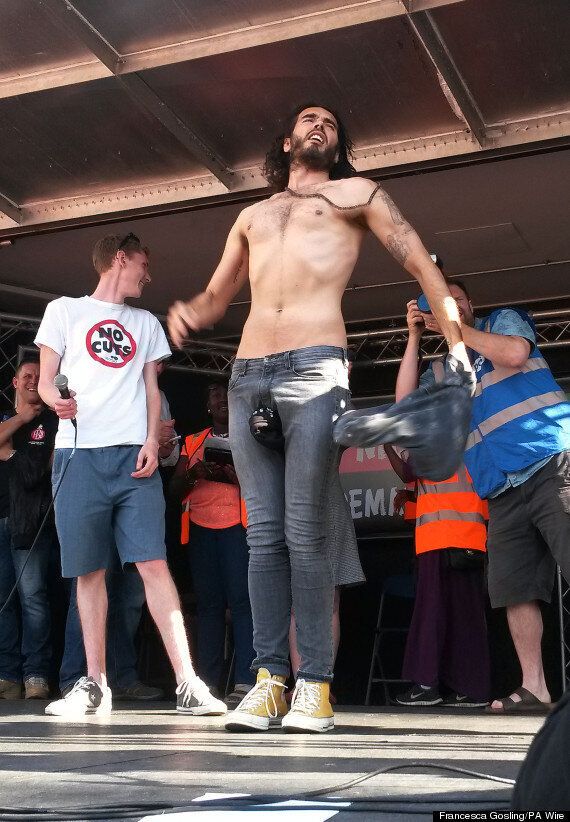 Russell Brand Calls On 50,000 Protesters To Stage 'Joyful Revolution