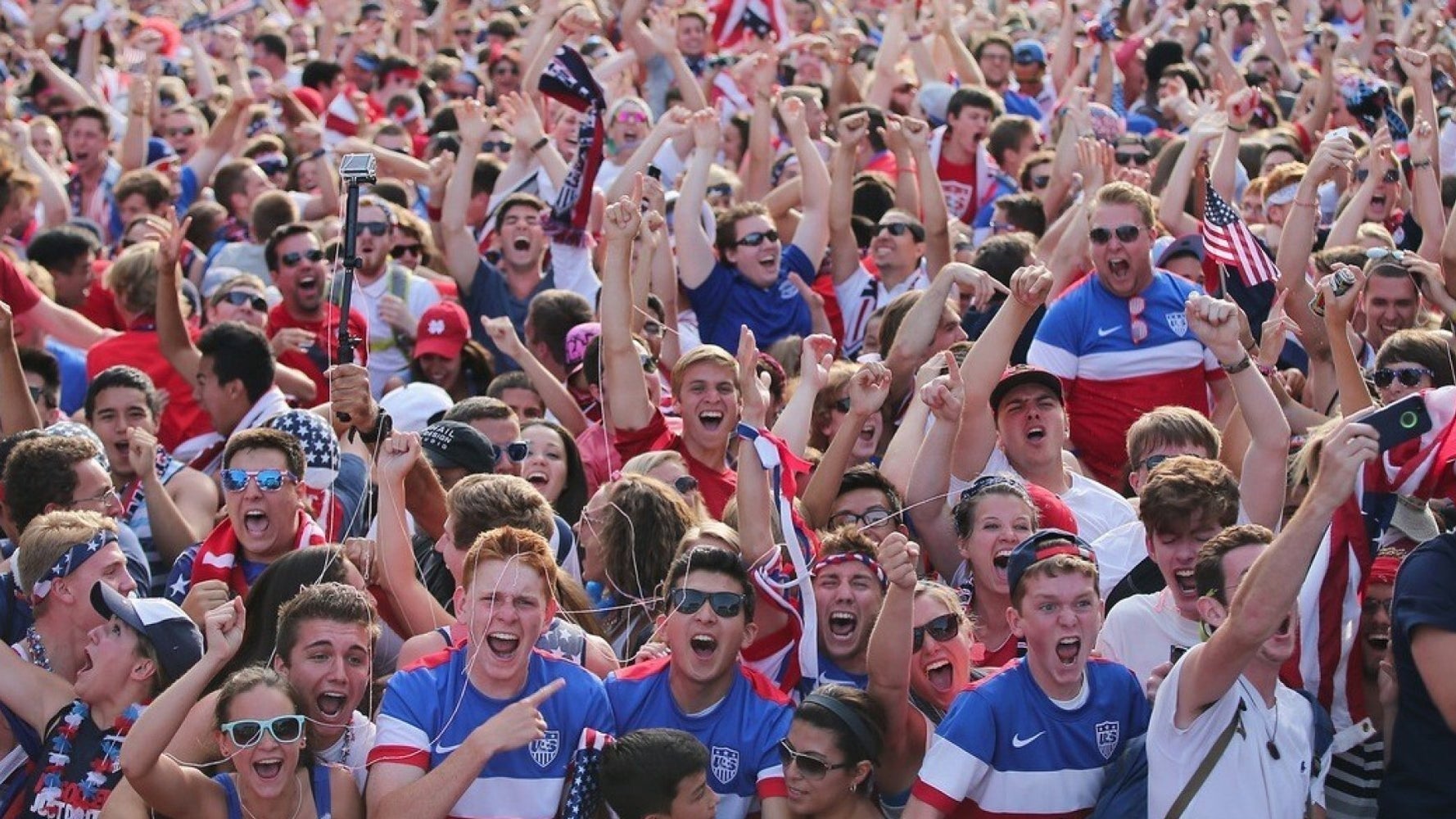 World Cup 2014 USA's S̶o̶c̶c̶e̶r̶ Football Fans Maybe The Most