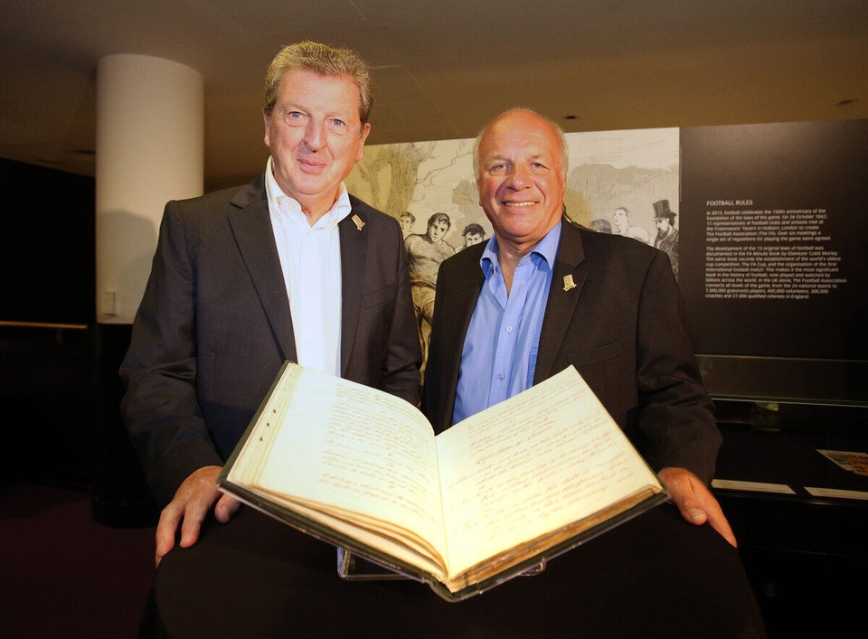 Football rule book goes on display