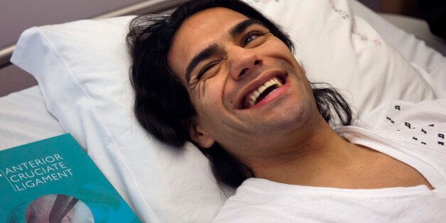 Falcao, smiling in hospital, could still make it to Brazil
