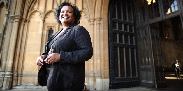 LONDON, ENGLAND - JUNE 28: Labour Party leadership candidate Diane Abbott poses for a portrait at the entrance to The Great Hall, Parliament on June 28, 2010 in London, England. Ed Balls, David Miliband, Ed Miliband, Diane Abbott and Andy Burnham are the five candidates who have won enough backing from fellow MPs to stand in the Labour leadership election. (Photo by Peter Macdiarmid/Getty Images)