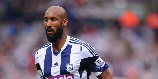 WEST BROMWICH, ENGLAND - AUGUST 17: Nicolas Anelka of West Brom in action during the Barclays Premier League match between West Bromwich Albion and Southampton at The Hawthorns on August 17, 2013 in West Bromwich, England. (Photo by Michael Regan/Getty Images)