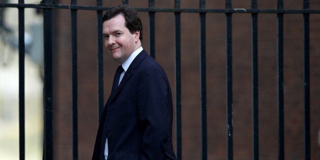 Britain's Chancellor of the Exchequer George Osborne leaves number 11 Downing Street in central London on April 10, 2013. British lawmakers will interrupt their holidays for a special session of parliament on April 10 to debate the legacy of Margaret Thatcher, although many of the former premier's most trenchant critics are likely to stay away. AFP PHOTO / ANDREW COWIE (Photo credit should read ANDREW COWIE/AFP/Getty Images)