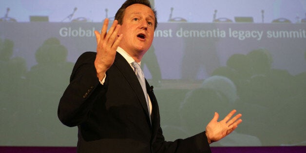 Prime Minister David Cameron speaking at the first Global Dementia Legacy Event, at the Guildhall in central London.