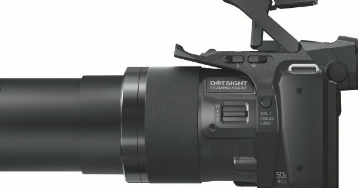 Olympus Sp 100 Camera Has A Red Dot Laser Sight Like A Sniper Rifle