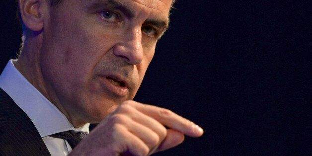 NOTTINGHAM, UNITED KINGDOM - AUGUST 28: Mark Carney, governor of the Bank of England, delivers his address to business leaders on August 28, 2013 in Nottingham, England. Carney's first policy speech as Bank of England governor is his chance to address investor doubts that he can keep interest rates on hold at a record low until at least late 2016. During his speech, Carney said officials are ready to add stimulus if investor expectations for higher interest rates rise too far and undermine the r