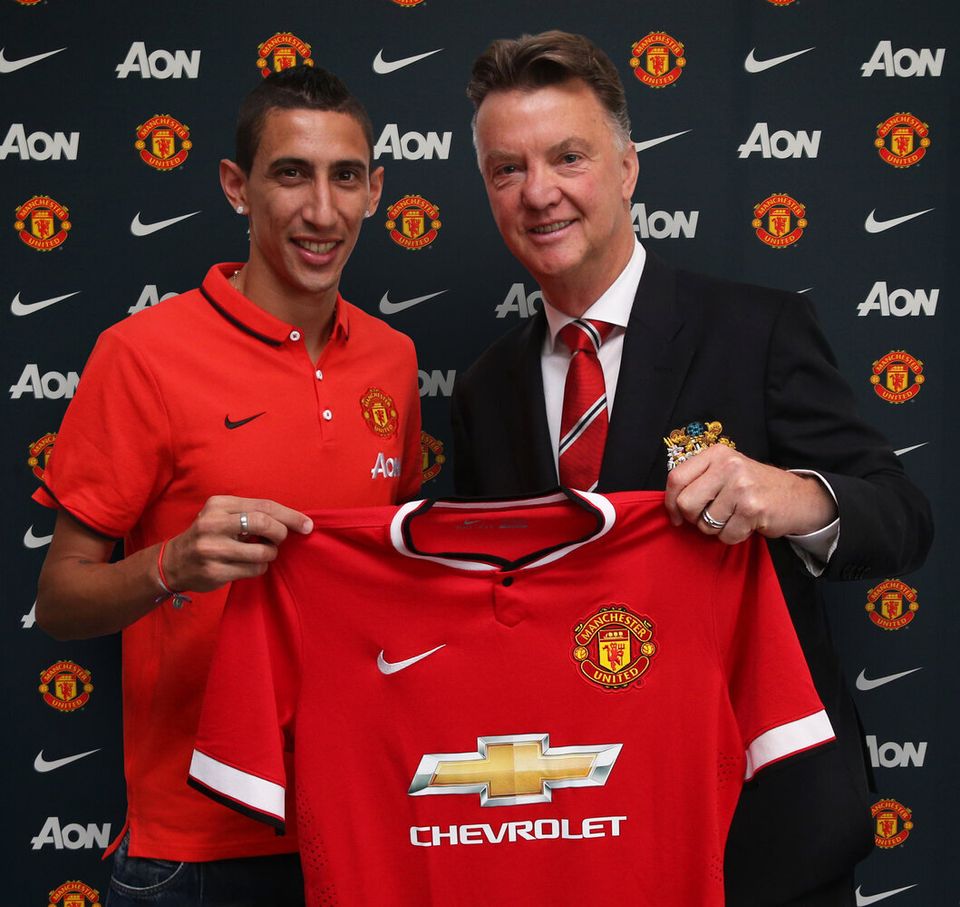 Angel di María, £59.7m, from Real Madrid, 2014