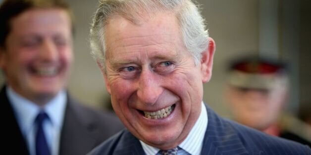 The Prince of Wales during a visit to High House Production Park in Purfleet, Essex.