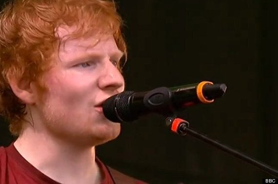 Glastonbury 2014: Ed Sheeran Follows Dolly Parton At ...