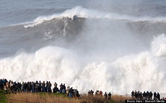 Surfer, Andrew Cotton, Rides 'World's Biggest Surfed Wave' In Nazaré