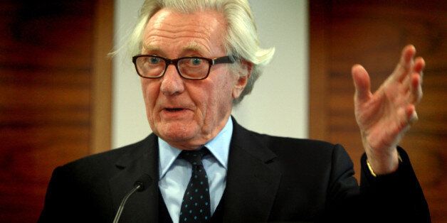 Lord Heseltine speaks at the launch of the Greater Birmingham Project, in Birmingham.