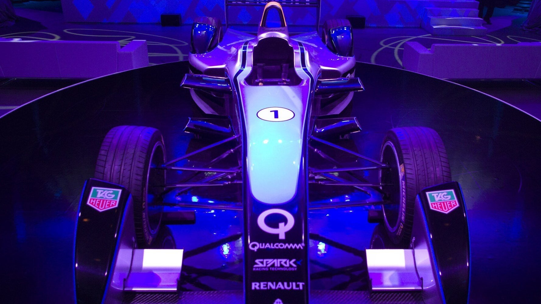 Formula E London Electric Race Cars Power Across Westminster Bridge To