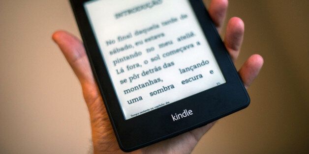 View of a Kindle reader --which will be sold in 299 Reais (150 dolars) for the Brazilian market-- in Sao Paulo, Brazil on March 15, 2013. AFP PHOTO/Yasuyoshi CHIBA (Photo credit should read YASUYOSHI CHIBA/AFP/Getty Images)