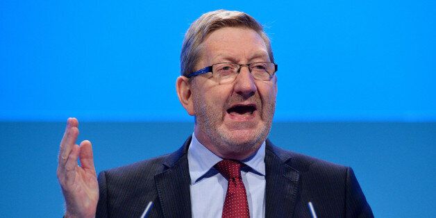 Unite trade union General Secretary Len McCluskey addresses delegates during the second day of the Labour party conference in Brighton, Sussex, south England on September 23, 2013. Britain's main opposition Labour party kicked off its annual conference on September 22 with leader Ed Miliband under pressure amid sliding poll ratings 18 months before a general election.AFP PHOTO / BEN STANSALL (Photo credit should read BEN STANSALL/AFP/Getty Images)