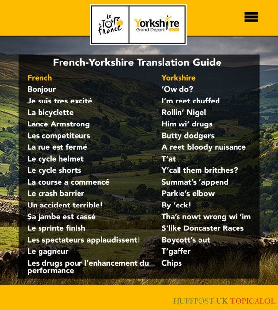 tour de france french vocabulary