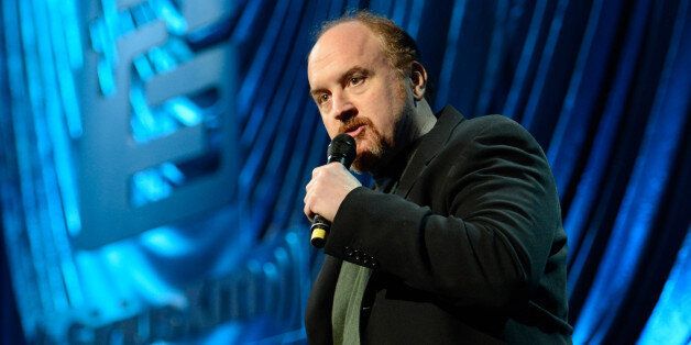 NEW YORK, NY - JANUARY 31: Louis CK speaks onstage at 'Howard Stern's Birthday Bash' presented by SiriusXM, produced by Howard Stern Productions at Hammerstein Ballroom on January 31, 2014 in New York City. (Photo by Kevin Mazur/Getty Images for SiriusXM)