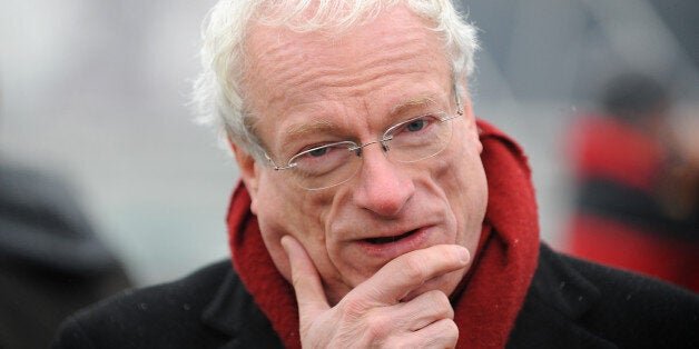 Chairman of the Environment Agency Lord Chris Smith during a visit to the Olympic Park, in Straford, east London.