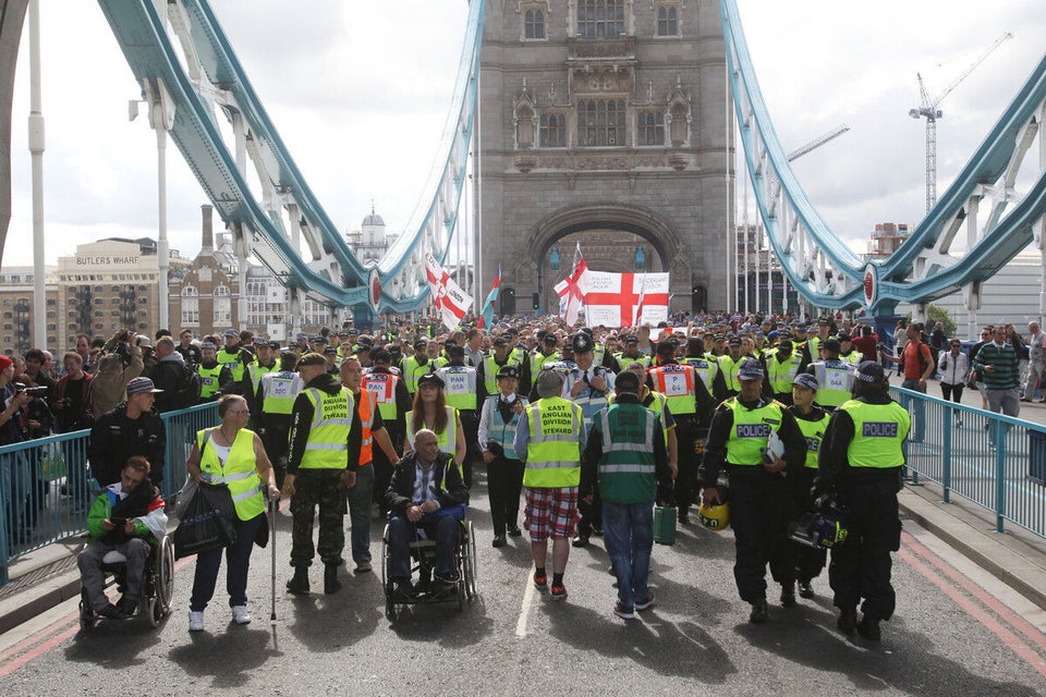 EDL march