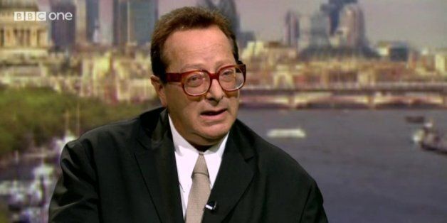 Lord Saatchi was questioned by Andrew Marr