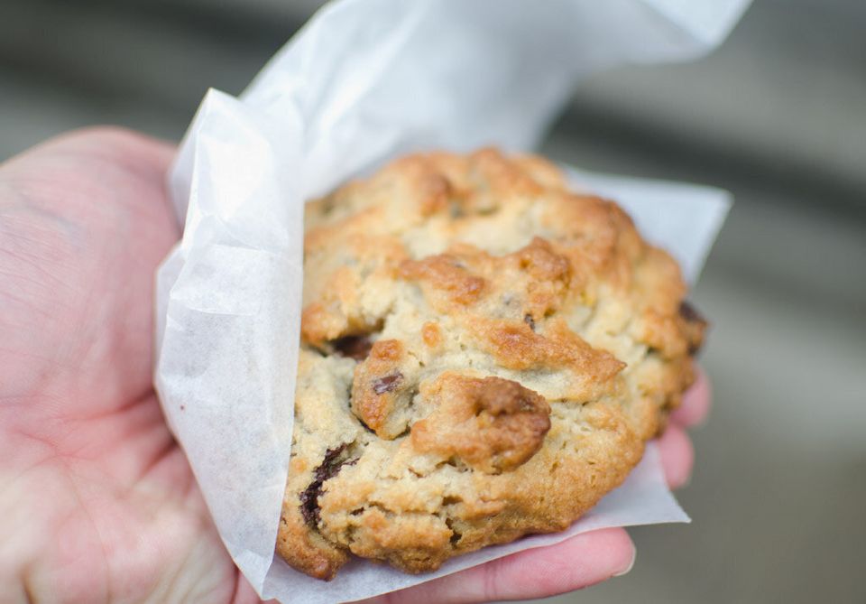 A Chocolate Chip Cookie From Levain Bakery
