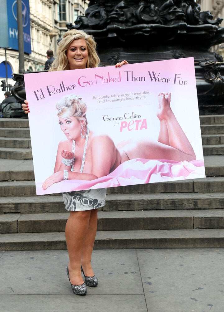 Gemma Collins' PETA Launch