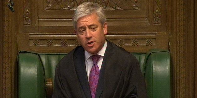 Commons Speaker John Bercow responds to Nigel Evans after he made a personal statement to MPs in the House of Commons, London following his resignation as Deputy Speaker after the Ribble Valley MP quit when it emerged that he is to be charged with sex offences against seven men.