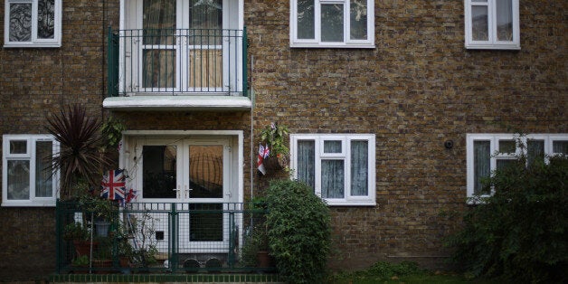 A council run flat seen here in Lambeth, south London, England