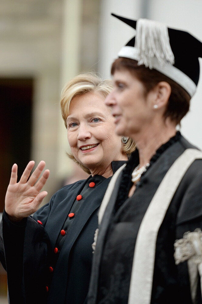 Hillary Clinton Receives Honorary Degree At St Andrews University