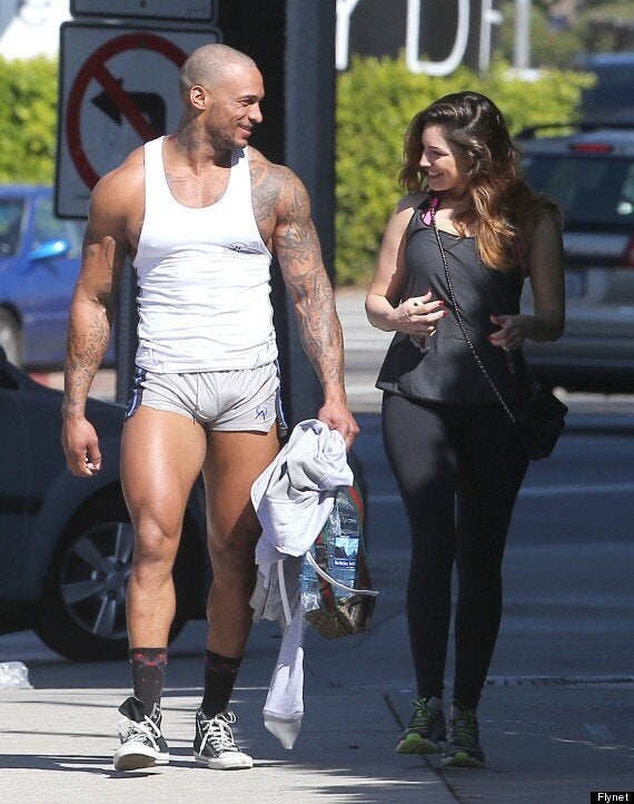 Kelly Brook And Her Boyfriend David McIntosh Look Loved-Up ...