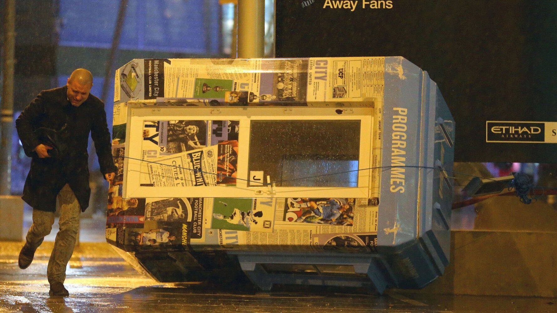 Manchester City And Everton Games Called Off Over Weather (PICTURES