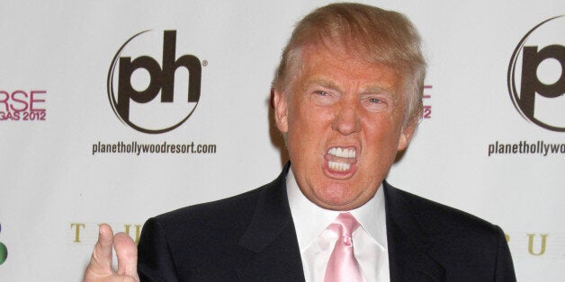 Donald Trump attending the 2012 Miss Universe Pageant held at Planet Hollywood Resort & Casino in Las Vegas, USA.