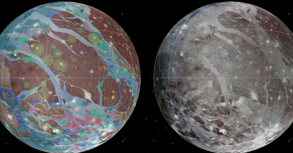 Nasa Maps Largest Moon In The Solar System