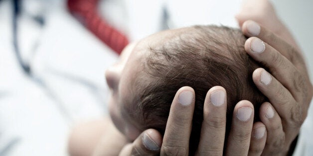 Baby Jonah was born in just 20 minutes (file photo)