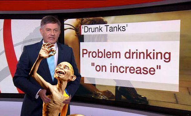 Simon McCoy Picks Up Gollum...