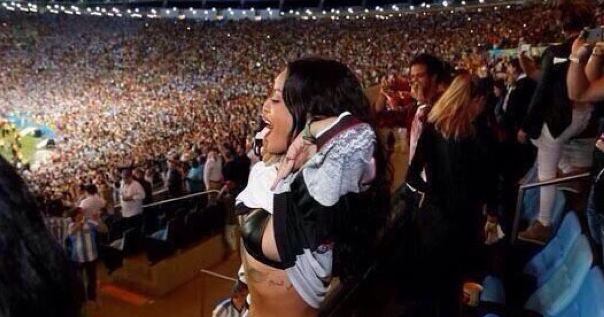 RiRi Celebrates Germany's World Cup Win In Style