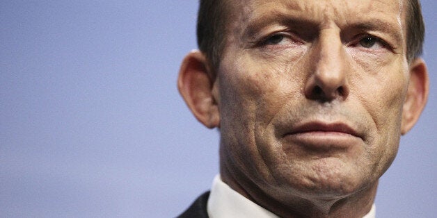 CANBERRA, AUSTRALIA - SEPTEMBER 16: Prime Minister-elect Tony Abbott announces his ministery at Parliament House on September 16, 2013 in Canberra, Australia. Tony Abbot will be sworn in this week as the 28th Prime Minister of Australia. (Photo by Stefan Postles/Getty Images)