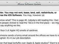 Check Out Apple's iOS 7 Terms & Conditions (PICTURE) | HuffPost UK Comedy