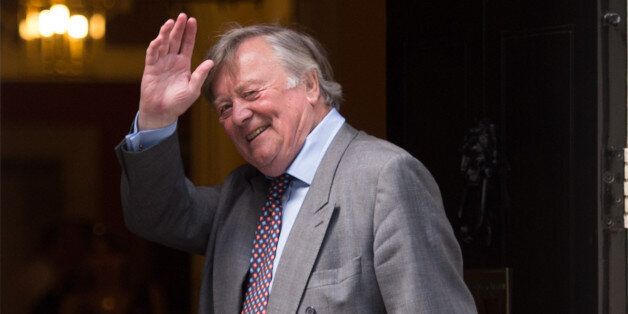 Minister without Portfolio Ken Clarke arrives at 10 Downing Street in London as David Cameron is putting the final touches to a reshuffle that is expected to see more women promoted into key positions.
