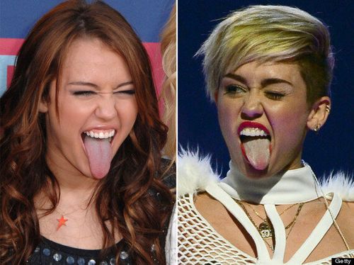 Cartoons Of Miley Cyrus Naked - Miley Cyrus Tongue: The Rise And Fall Of The Pop Starlet's Most Famous  Asset (PICTURES) | HuffPost UK Entertainment