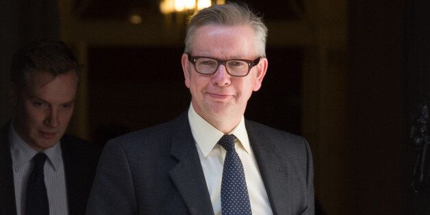 Former Education Secretary Michael Gove who has been appointed as Chief Whip leaves Downing Street, London, as Prime Minister David Cameron puts his new ministerial team in place.