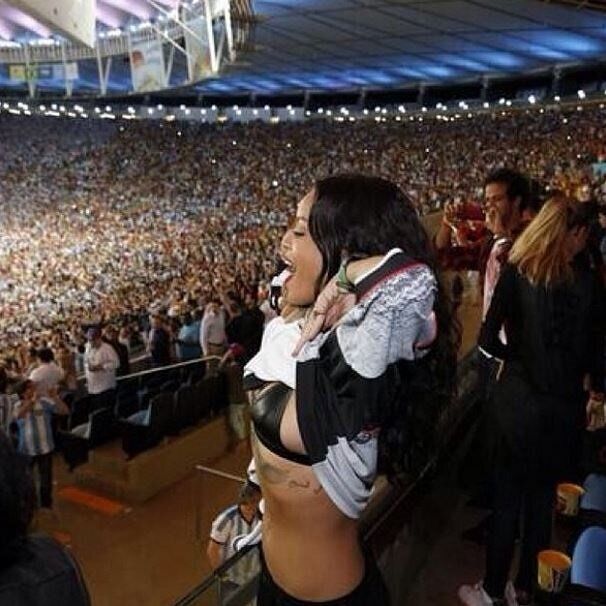 Rihanna at World Cup final