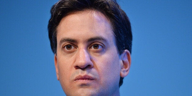 Britain's opposition Labour party leader Ed Miliband attends the Labour party conference opening session in Brighton, East Sussex, southern England on September 22, 2013. The opposition Labour Party are holding their annual conference in the southern English coastal town for the next four days. AFP PHOTO / BEN STANSALL (Photo credit should read BEN STANSALL/AFP/Getty Images)