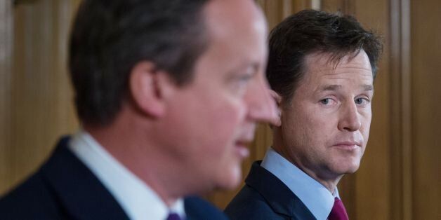 Prime Minister David Cameron and Deputy Prime Minister Nick Clegg hold a news conference at 10 Downing Street in London today where they talked about the confirmation that new laws are to be rushed through Parliament to allow police and MI5 to probe mobile phone and internet data.