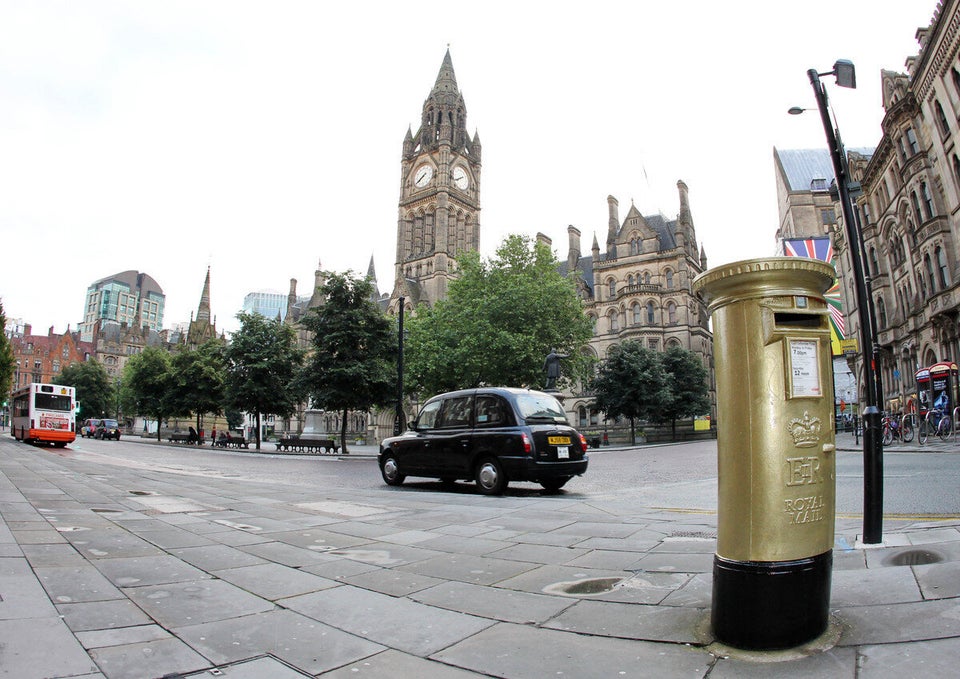 London 2012 Royal Mail Gold Post Box's