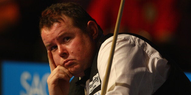 LONDON - JANUARY 20: Stephen Lee of England looks on in the Final against Mark Selby of England during the Saga Insurance Masters Snooker at Wembley Conference Centre on January 20, 2008 in London, England. (Photo by Tom Shaw/Getty Images)