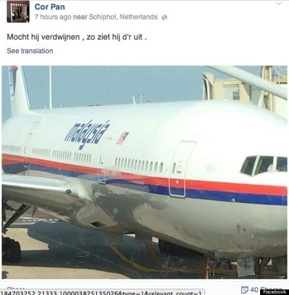 MH17 Passenger Apparently Took Extraordinary Photo As He