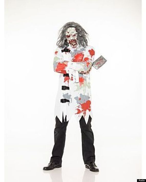 Asda And Tesco Pull Mental Patient And Psycho Ward Halloween Costumes Pictures Huffpost Uk
