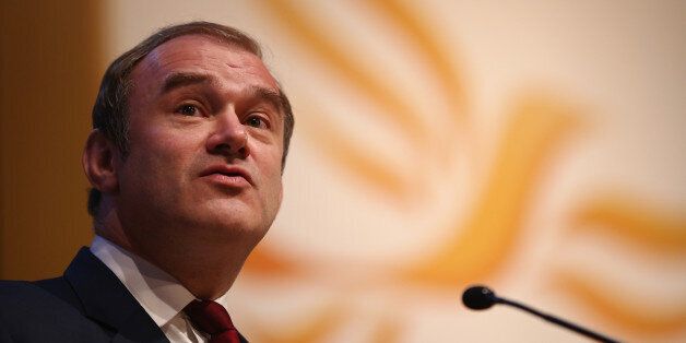 GLASGOW, SCOTLAND - SEPTEMBER 15: Ed Davey MP, Secretary of State for Energy and Climate Change speaks during his keynote speech during the second day of the Liberal Democratic Autumn conference on September 15, 2013 in Glasgow, Scotland. The second day of the Liberal Democrat conference gets underway in Glasgow today. (Photo by Dan Kitwood/Getty Images)