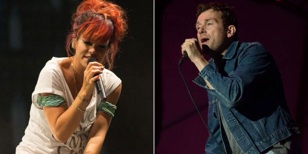 Lily Allen and Damon Albarn