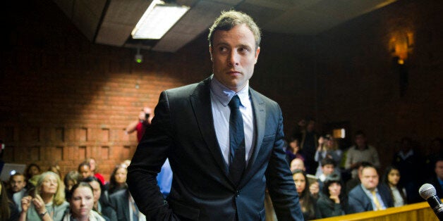 Oscar Pistorius appears in the Pretoria Magistrates court (file photo)